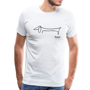 Pablo Picasso Dachshund Dog (lump) Artwork T-shirt - T-shirt