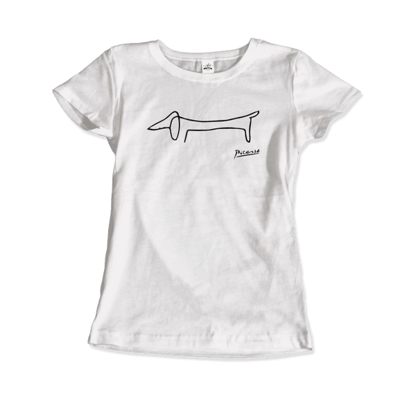 Camiseta con diseño de perro salchicha de Pablo Picasso (bulto)