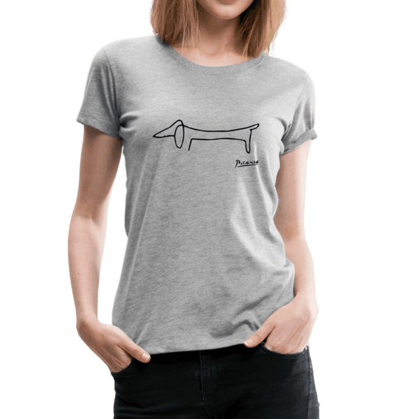 Pablo Picasso Dachshund Dog (Lump) Artwork T-Shirt - T-Shirt