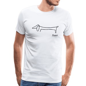 Pablo Picasso Dachshund Dog (Lump) Artwork T-Shirt - T-Shirt