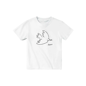 Pablo Picasso Dove Of Peace 1949 Artwork T-Shirt - Youth / White / S - T-Shirt