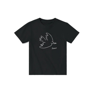 Pablo Picasso Dove Of Peace 1949 Artwork T-Shirt - Youth / Black / S - T-Shirt