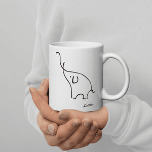 Pablo Picasso Elephant Sketch Artwork Mug - Mug