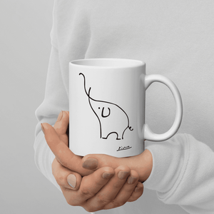Pablo Picasso Elephant Sketch Artwork Mug - Mug