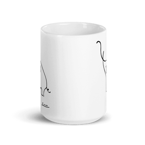Pablo Picasso Elephant Sketch Artwork Mug - Mug