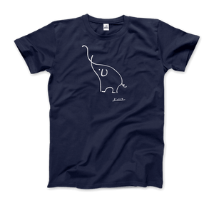 Pablo Picasso Elephant Sketch Artwork T-Shirt - Art-O-Rama Shop