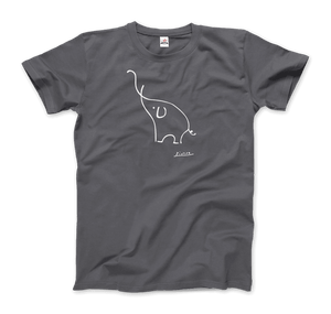 Pablo Picasso Elephant Sketch Artwork T-Shirt