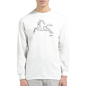 Pablo Picasso Horse Line Art Long Sleeve Shirt - Long Sleeve Shirt
