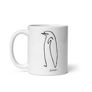 Pablo Picasso Penguin Line Artwork Mug - 11oz (325mL)