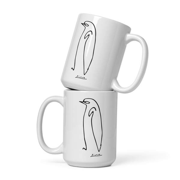 Pablo Picasso Penguin Line Artwork Mug