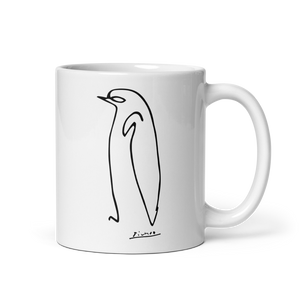 Pablo Picasso Penguin Line Artwork Mug