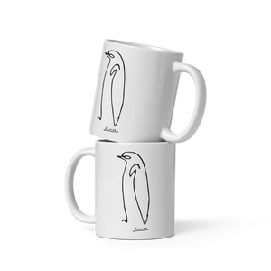 Pablo Picasso Penguin Line Artwork Mug