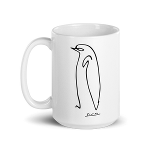 Pablo Picasso Penguin Line Artwork Mug - 15oz (444mL)