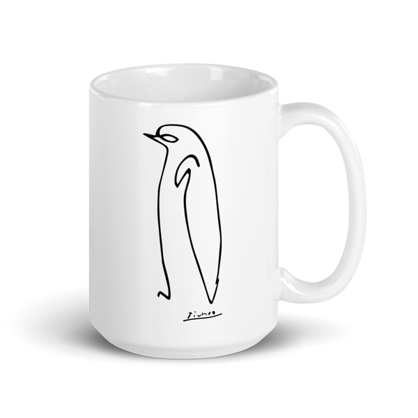 Pablo Picasso Penguin Line Artwork Mug