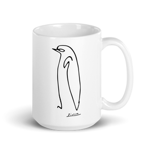 Pablo Picasso Penguin Line Artwork Mug