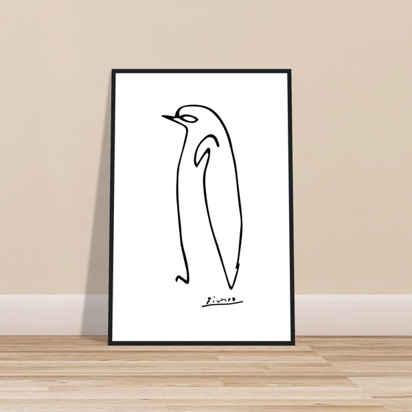 Pablo Picasso Penguin Line Artwork Poster