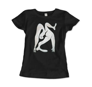 Pablo Picasso The Acrobat 1930 Art T-Shirt - Women (Fitted) / Black / S - T-Shirt