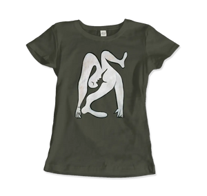 Pablo Picasso The Acrobat 1930 Art T-Shirt - Women (Fitted) / City Green / S - T-Shirt