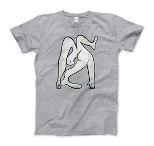 Pablo Picasso The Acrobat 1930 Art T-Shirt - Men (Unisex) / Heather Grey / S - T-Shirt