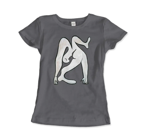Pablo Picasso The Acrobat 1930 Art T-Shirt - Women (Fitted) / Charcoal / S - T-Shirt