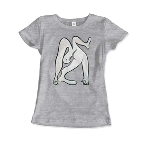Pablo Picasso The Acrobat 1930 Art T-Shirt - Women (Fitted) / Heather Grey / S - T-Shirt