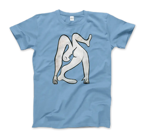 Pablo Picasso The Acrobat 1930 Art T-Shirt - Men (Unisex) / Light Blue / S - T-Shirt