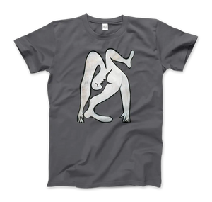 Pablo Picasso The Acrobat 1930 Art T-Shirt - Men (Unisex) / Charcoal / S - T-Shirt