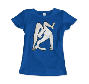 Pablo Picasso The Acrobat 1930 Art T-Shirt - Women (Fitted) / Royal Blue / S - T-Shirt
