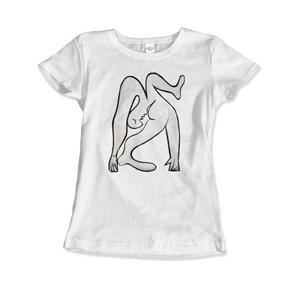 Pablo Picasso The Acrobat 1930 Art T-Shirt - Women (Fitted) / White / S - T-Shirt