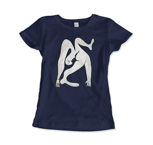 Pablo Picasso The Acrobat 1930 Art T-Shirt - Women (Fitted) / Navy / S - T-Shirt
