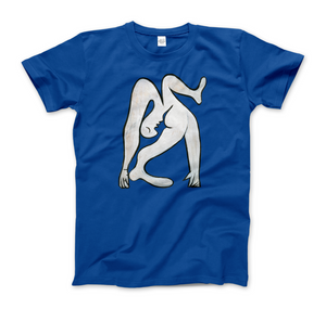 Pablo Picasso The Acrobat 1930 Art T-Shirt - Men (Unisex) / Royal Blue / S - T-Shirt