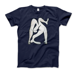 Pablo Picasso The Acrobat 1930 Art T-Shirt - Men (Unisex) / Navy / S - T-Shirt