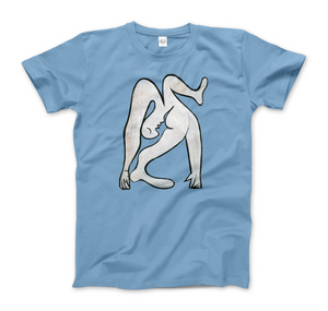 Pablo Picasso The Acrobat 1930 Art T-Shirt - Men (Unisex) / Light Blue / S - T-Shirt