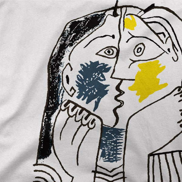 Pablo Picasso The Kiss 1979 Artwork T - Shirt - T - Shirt