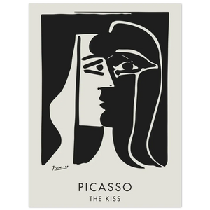Pablo Picasso The Kiss Artwork Poster - Matte / 8 x 12″ (21 x 29.7cm) / None - Poster