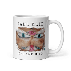 Paul Klee - Cat and Bird 1928 Artwork Mug - Mug