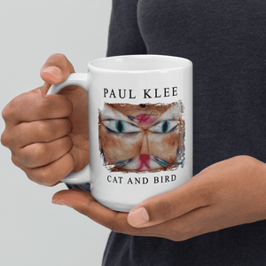 Paul Klee - Cat and Bird 1928 Artwork Mug - Mug