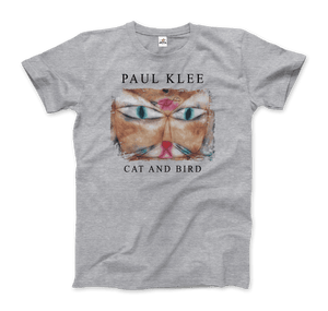 Paul Klee - Cat and Bird, 1928 Artwork T-Shirt - Art-O-Rama Shop