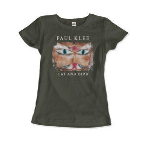 Paul Klee - Cat and Bird, 1928 Artwork T-Shirt - Art-O-Rama Shop