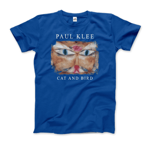 Paul Klee - Cat and Bird, 1928 Artwork T-Shirt - Art-O-Rama Shop