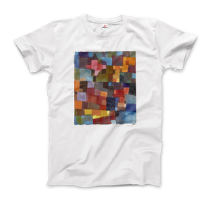 Paul Klee - Raumarchitecturen (Auf Kalt-Warm) Artwork T-Shirt - Men (Unisex) / White / S - T-Shirt