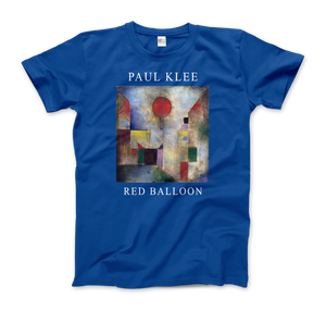 Paul Klee - Red Balloon 1922 Artwork T-Shirt - Men (Unisex) / Royal Blue / S - T-Shirt