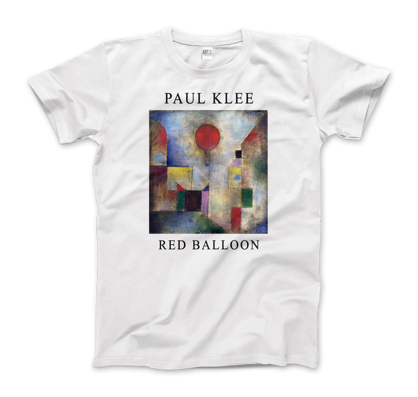 Paul Klee - Red Balloon 1922 Artwork T-Shirt - Men (Unisex) / White / S - T-Shirt