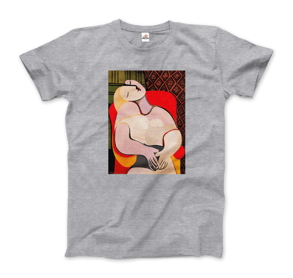 Picasso - A Dream 1932 Artwork T-Shirt - Men / Heather Grey / S - T-Shirt