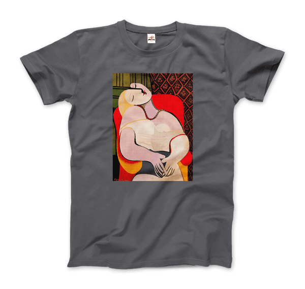 Picasso - A Dream 1932 Artwork T-Shirt - Men / Charcoal / S - T-Shirt