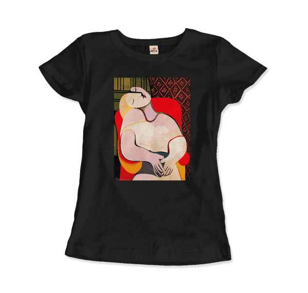Picasso - A Dream 1932 Artwork T-Shirt - Women / Black / S - T-Shirt