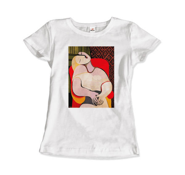 Picasso - A Dream 1932 Artwork T-Shirt - Women / White / S - T-Shirt