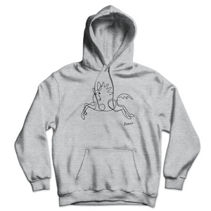 Picasso Horse Line Art Unisex Hoodie - Sport Grey / S - Hoodie