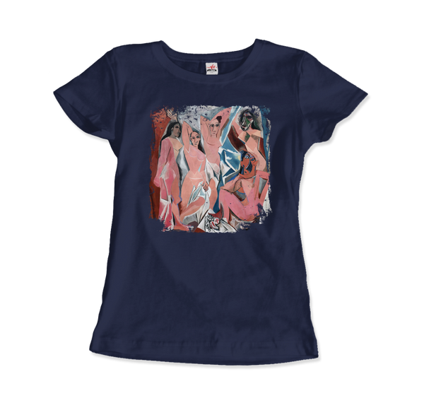 Picasso - Les Demoiselles d’Avignon 1907 Artwork T-Shirt Women / Navy S