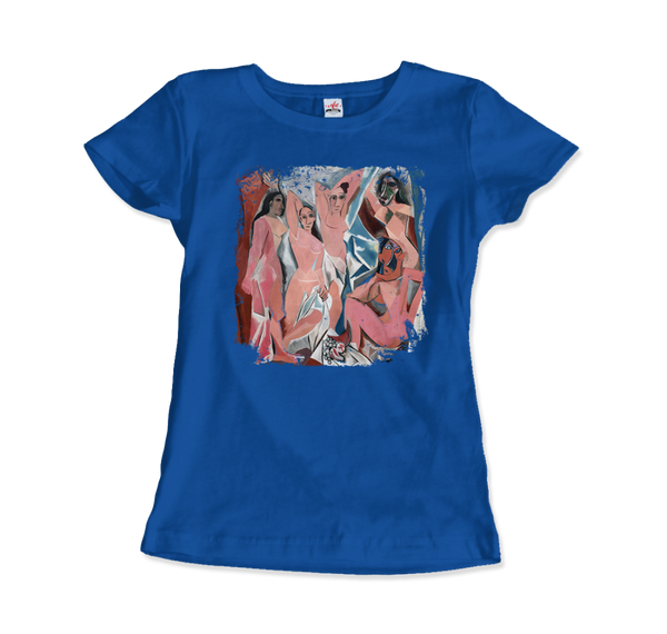 Picasso - Les Demoiselles d’Avignon 1907 Artwork T-Shirt Women / Royal Blue S